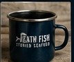 Death Fish enamel mug